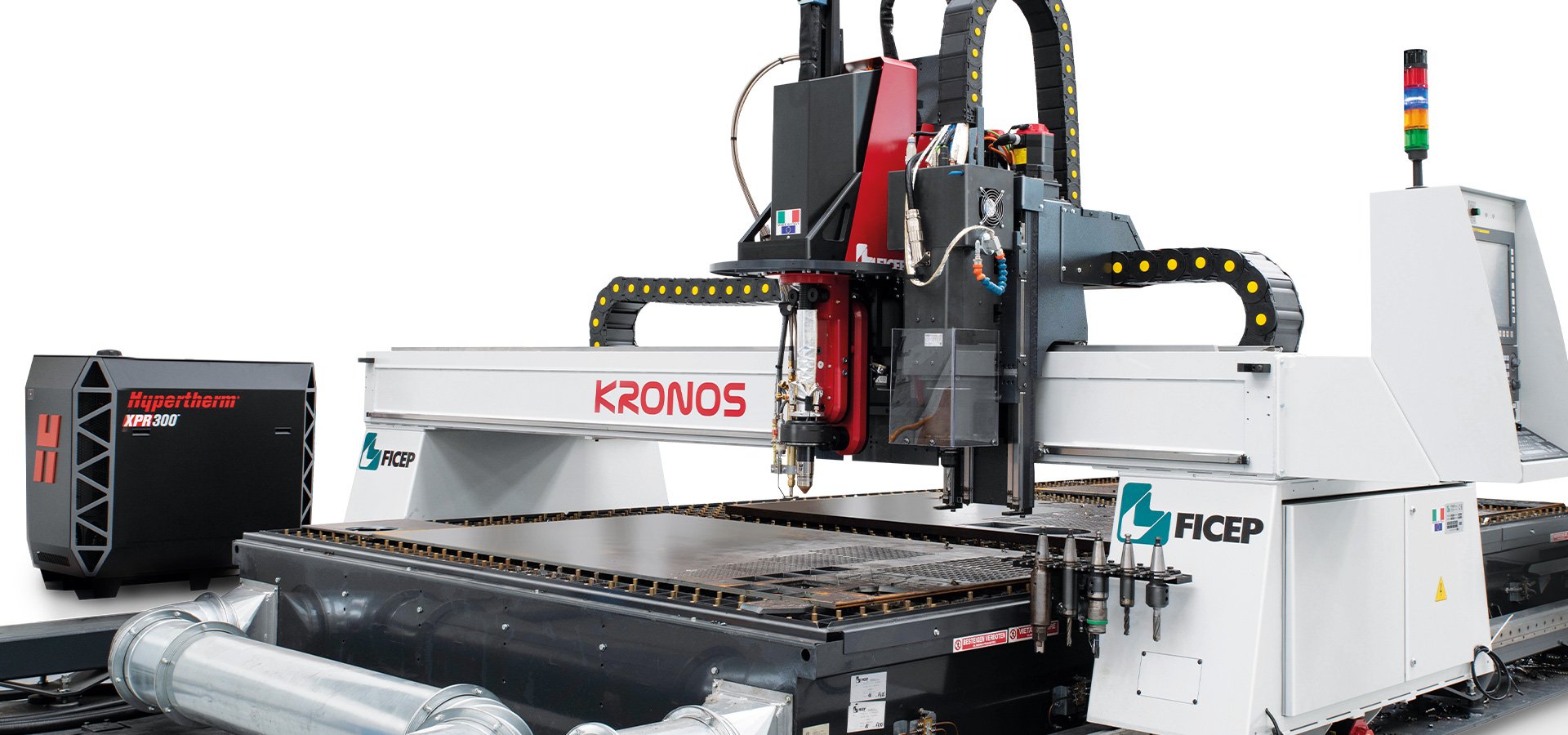 Linea automatica gantry KRONOS firmata FICEP